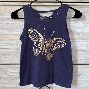Girls Butterfly Tank Top